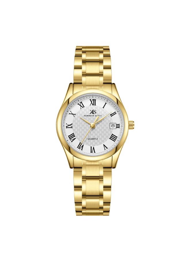 buy-kenneth-scott-women-s-stainless-steel-analog-watch-k25504-gbgw-28-8x34-mm_60k