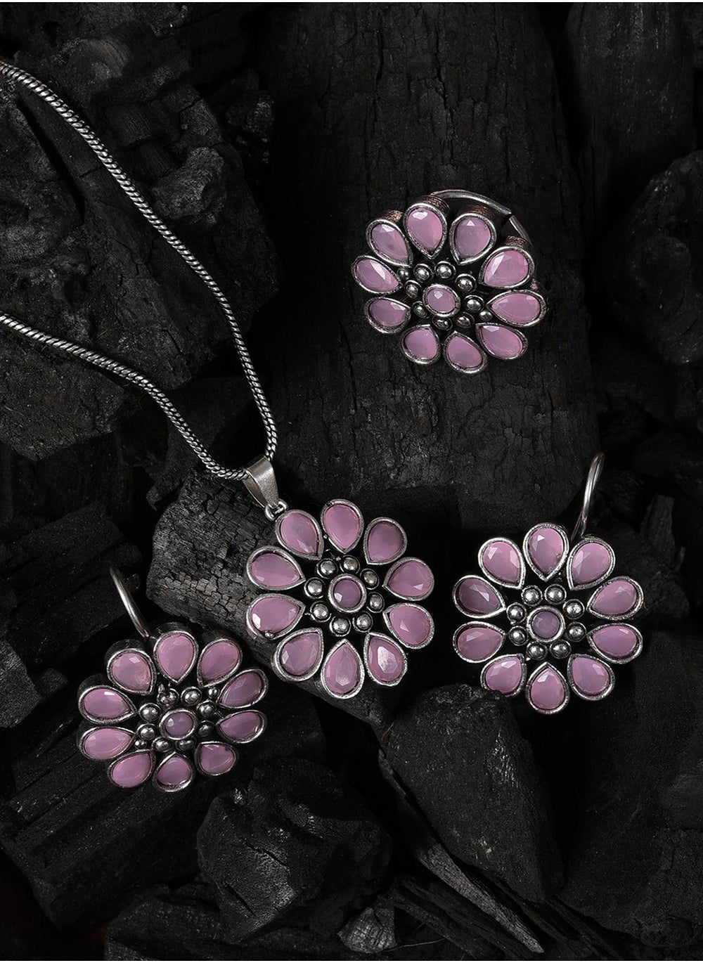 buy-sohi-purple-stone-studded-floral-jewellery-set_i49