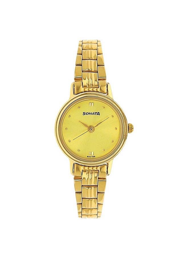 buy-sonata-round-shape-metal-analog-wrist-watch-8096ym02-23mm-golden_lui
