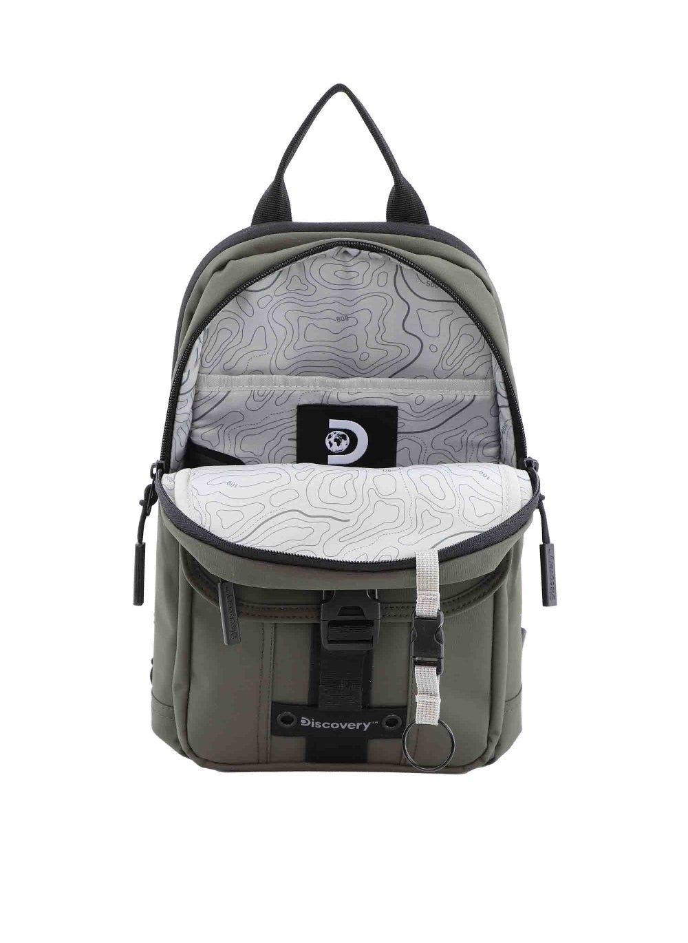 buy-discovery-discovery-shield-rpet-polyester-sling-cross-bag-khaki-durable-lightweight-tablet-protective-outdoor-business-college-casual-cross-body-bag-with-multi-compartment-rfid-pocket_eud
