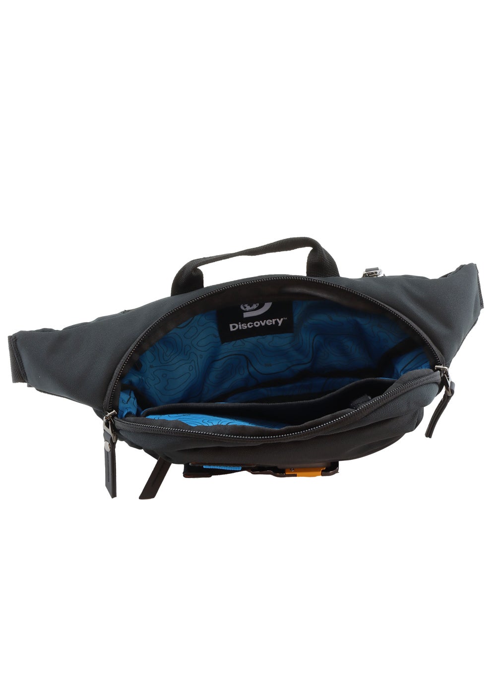 buy-discovery-discovery-icon-waist-bag-black-hip-bag-with-adjustable-strap-rfid-pocket-suitable-for-travel-outdoors-gym-hiking-for-men-and-women_h90