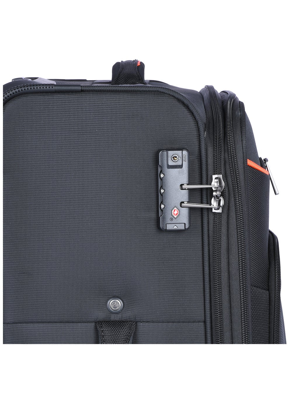 buy-eminent-unisex-soft-travel-bag-medium-luggage-trolley-polyester-lightweight-expandable-4-double-spinner-wheeled-suitcase-with-3-digit-tsa-lock-e788-black_5h7