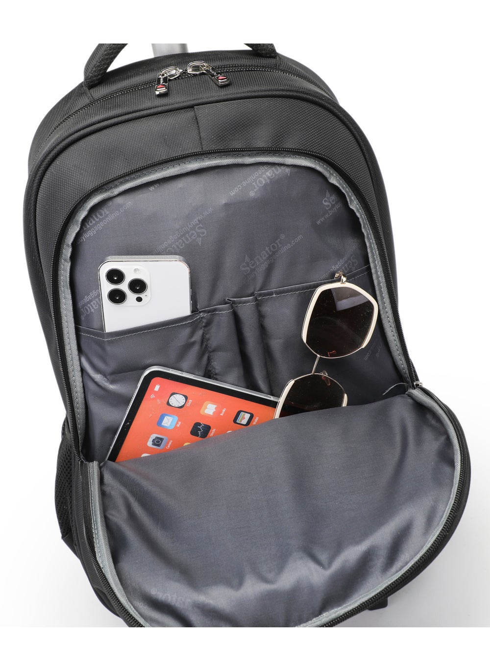 buy-senator-rolling-trolley-backpack-unisex-carryon-luggage-21-inch-laptop-travel-suitcase-business-bag-college-student-kh8045-black_epr