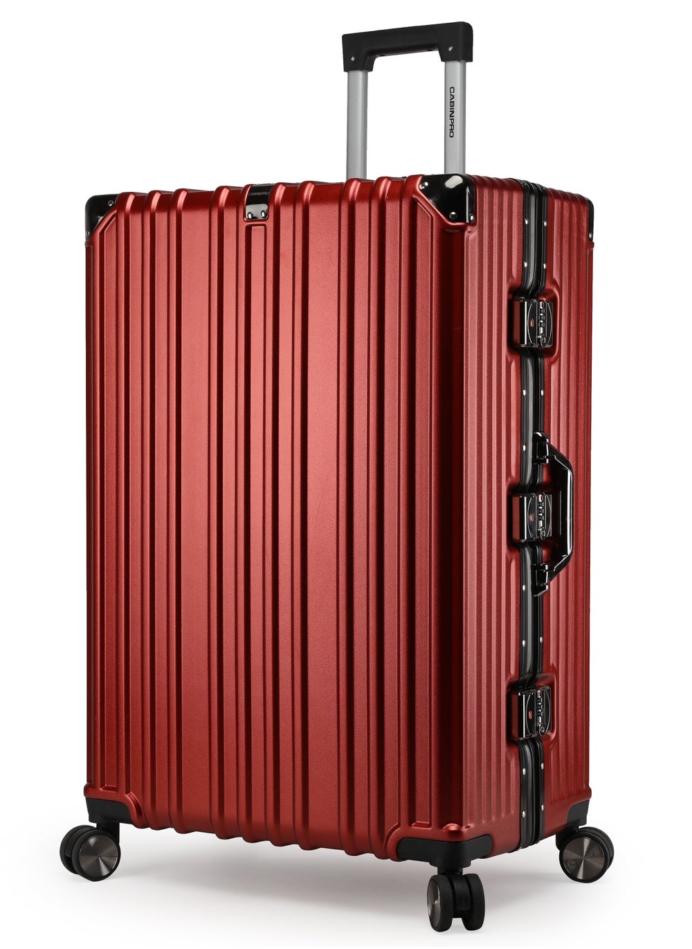 buy-cabinpro-lightweight-aluminum-frame-fashion-luggage-trolley-polycarbonate-hard-case-large-checked-luggage-suitcase-with-4-quite-360-degree-double-spinner-wheels-cp001-maroon_pko