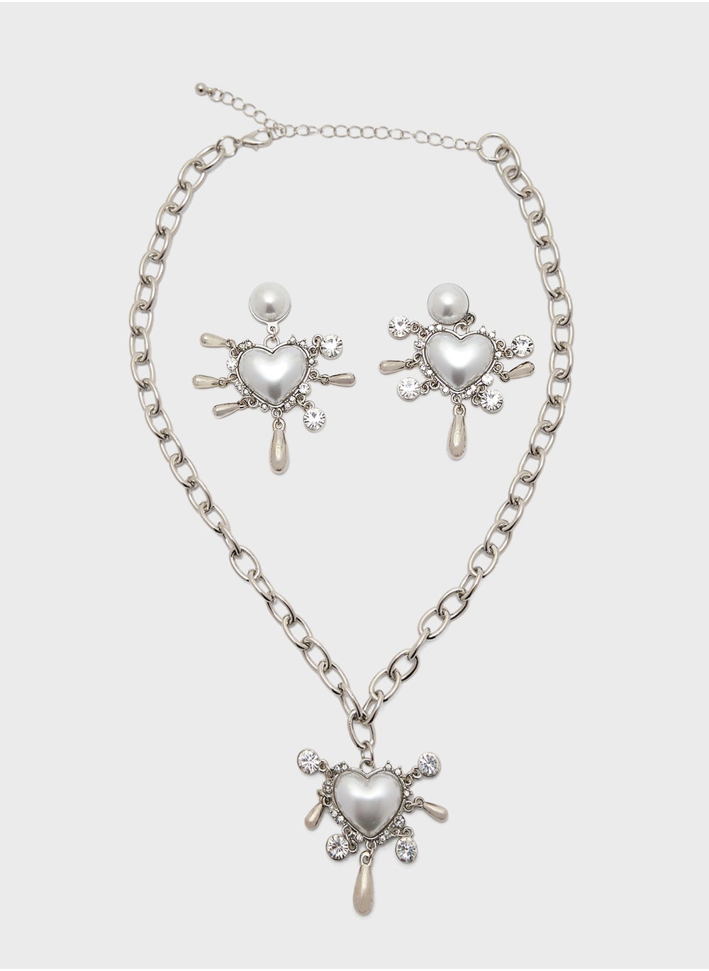buy-ginger-abstract-heart-pendant-necklace-drop-earrings-set_t3c