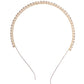 Gold-Toned Red Kundan Elegance Hairband