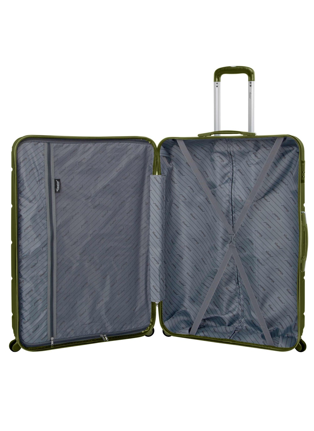 buy-senator-hard-case-travel-bag-cabin-luggage-trolley-abs-lightweight-suitcase-with-4-spinner-wheels-a1012-olive-green_vu0