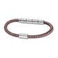 buy-guy-laroche-pierre-brown-cord-and-silver-bracelet-for-men_n1r