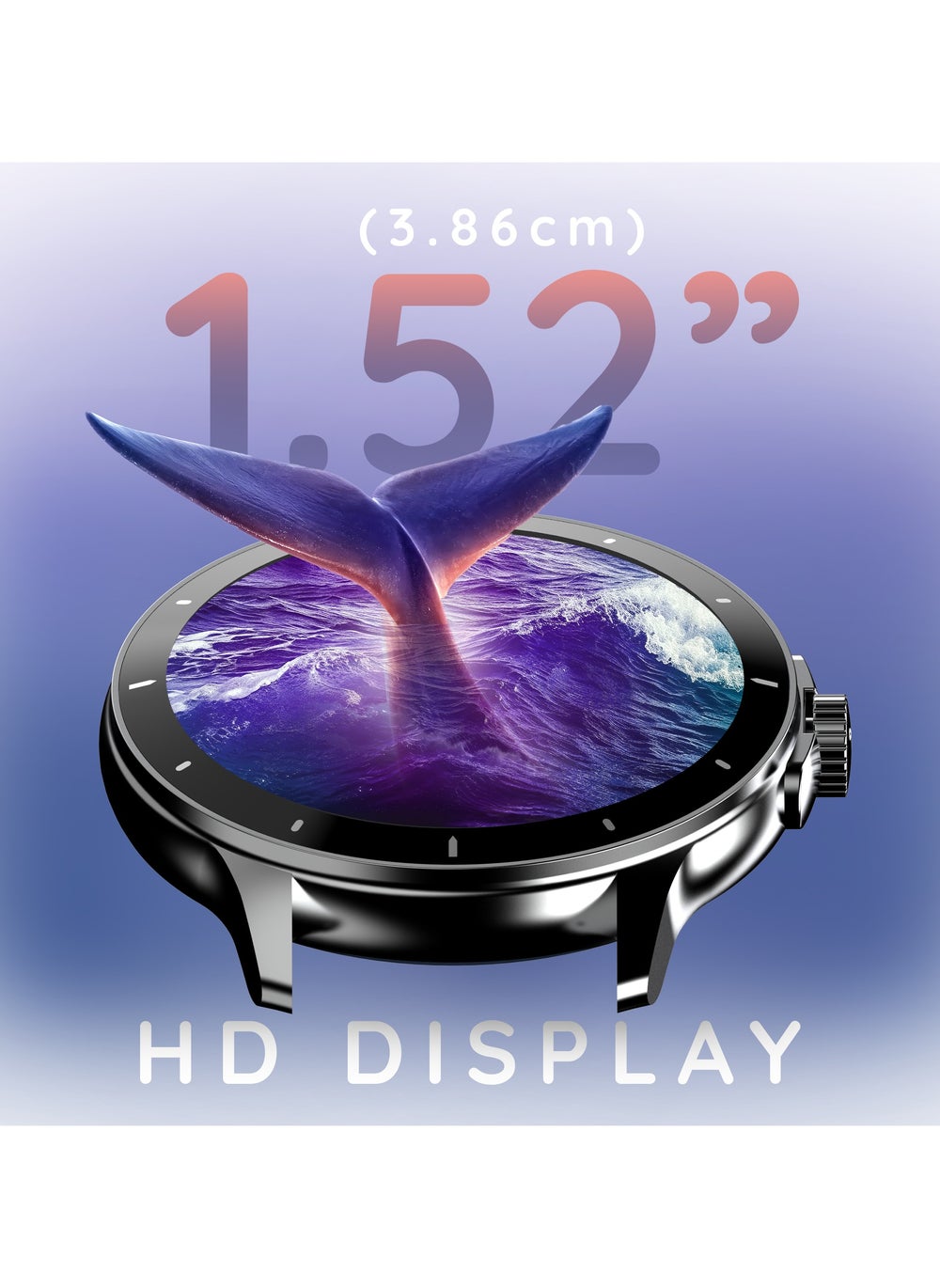 buy-pebble-polar-1-52-hd-round-display-smartwatch-quick-notification-compatible-for-android-ios-bt-calling-spo2-heart-rate-and-sleep-monitoring-multi-watch-faces-ai-voice-assistant-evening-grey_ih2