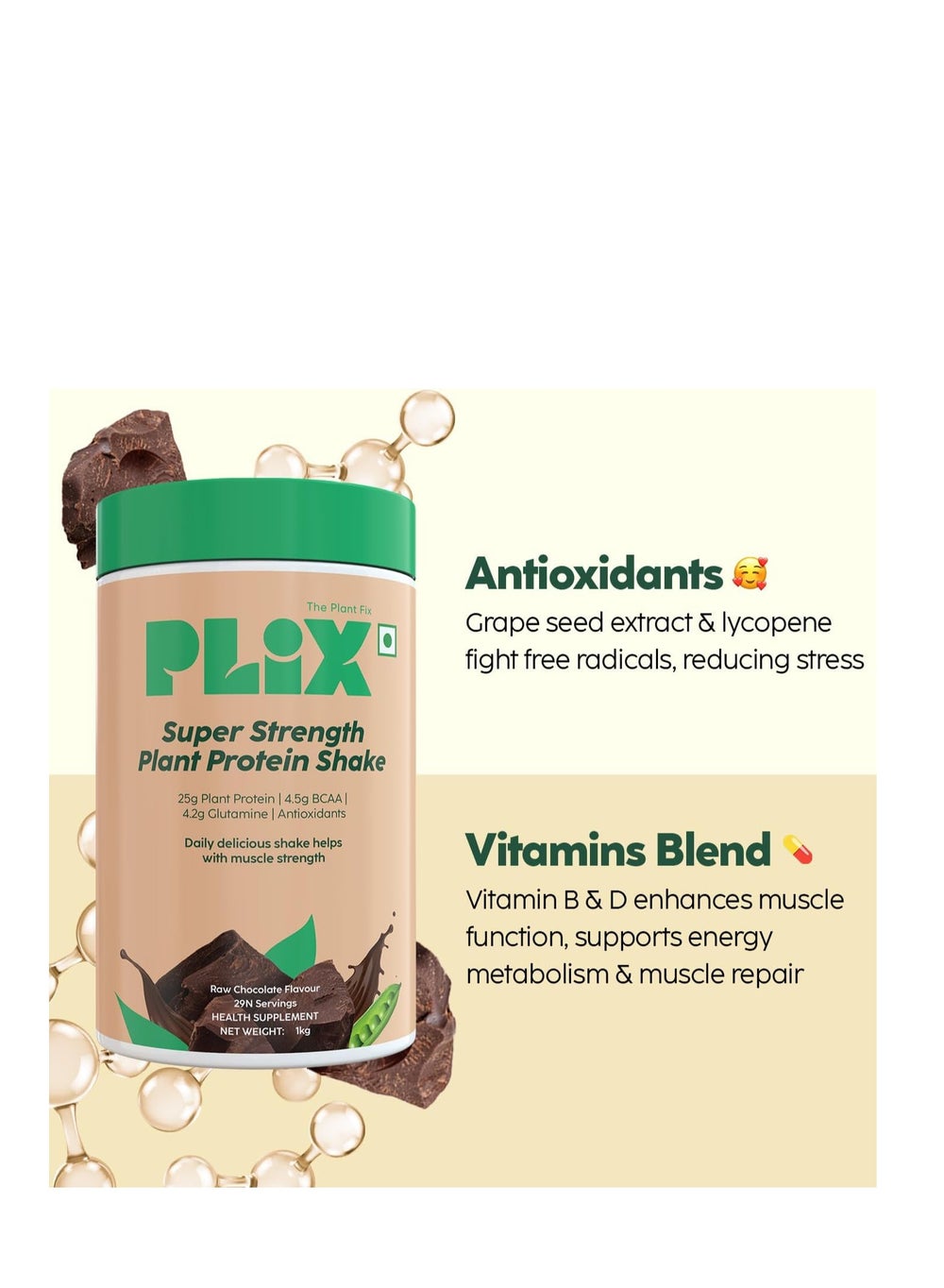 buy-plix-the-plant-fix-strength-vegan-protein-powder-3-kg-chocolate-pea-protein-isolate-and-brown-rice-blend-25-g-protein_bd6