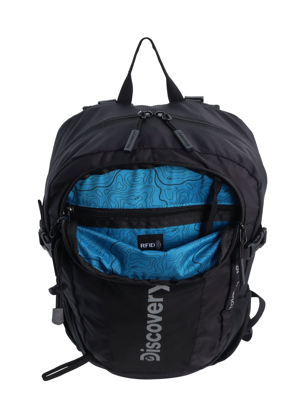 buy-discovery-discovery-outdoor-18l-backpack-black-for-adventure-durable-lightweight-water-resistant-bag-for-men-women-hiking-trekking-camping-travel_r4r