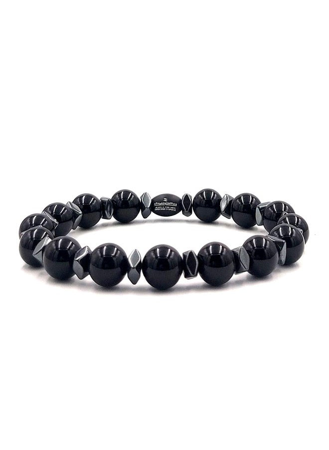buy-chrysostomos-handmade-beaded-men-s-bracelet-with-black-onyx-and-hematite-durable-silicone-elastic_8ew