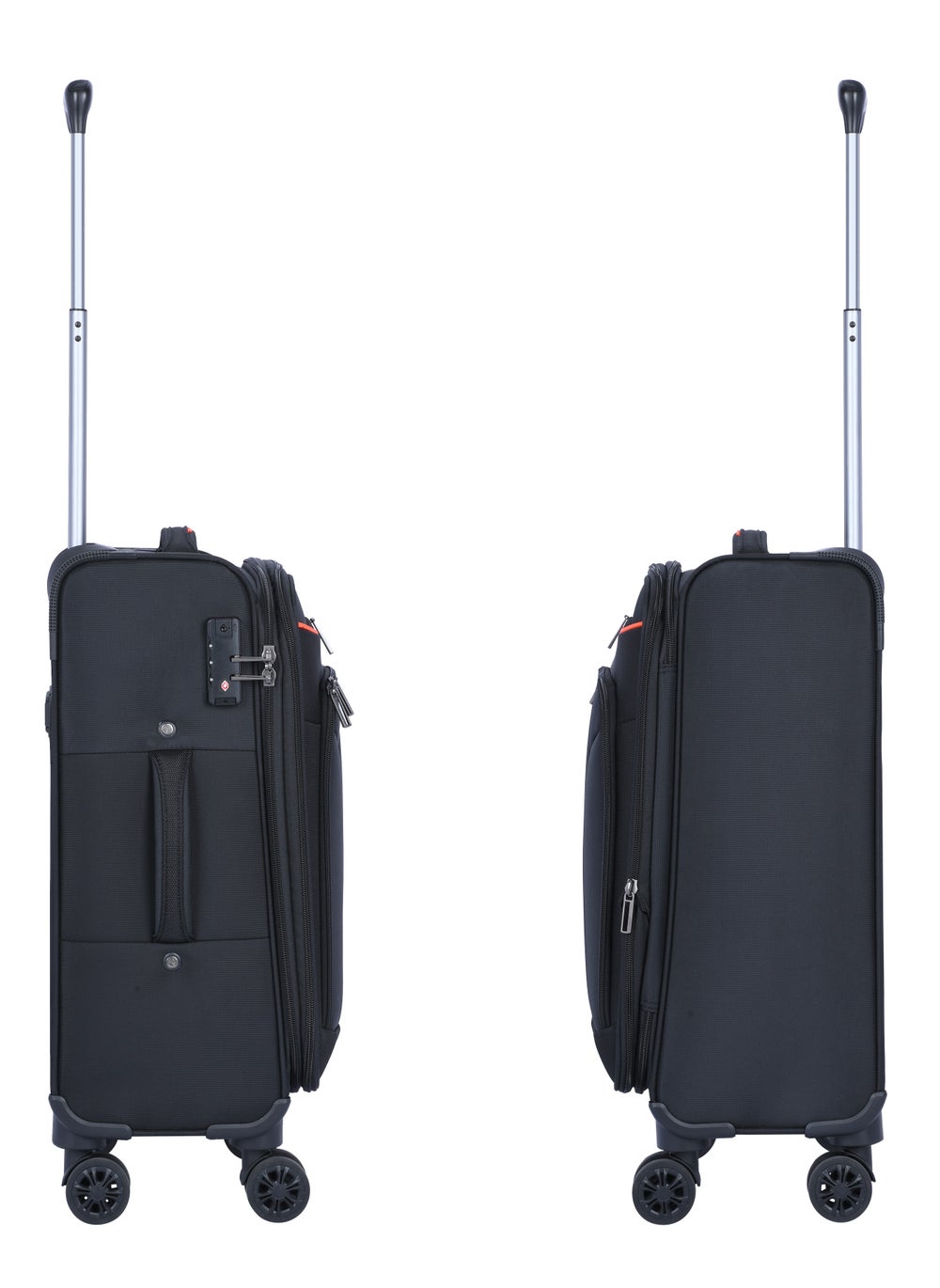 buy-eminent-expandable-luggage-trolley-bag-soft-suitcase-for-unisex-travel-polyester-shell-lightweight-with-tsa-lock-double-spinner-wheels-e765sz-carry-on-20-inch-black_b56