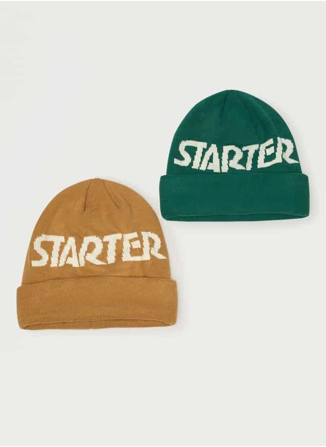 buy-starter-set-of-2-starter-logo-print-beanie-cap_yfe