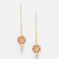 Elegant Kundan Maang Tikka in Gold-Plated Brass