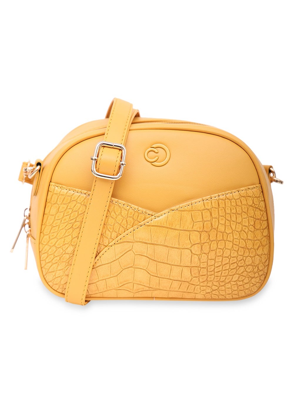 buy-caprese-caprese-cabo-croco-ochre-faux-leather-small-sling-bag_azc