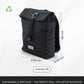 buy-discovery-discovery-icon-roll-top-15l-backpack-black-durable-lightweight-multi-compartment-travel-bag-padded-laptop-tablet-pocket-rfid-adjustable-strap-with-luggage-fix-strap-men-women-school-outdoor_az1