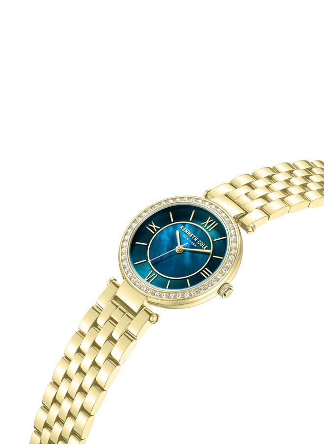 buy-kenneth-cole-new-york-kenneth-cole-new-york-32mm-analog-women-s-watch-with-green-dial-gold-stainless-steel-bracelet_e3j