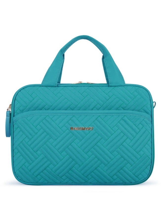buy-bagsmart-bagsmart-teal-travel-water-resistant-makeup-organizer-bag_wex