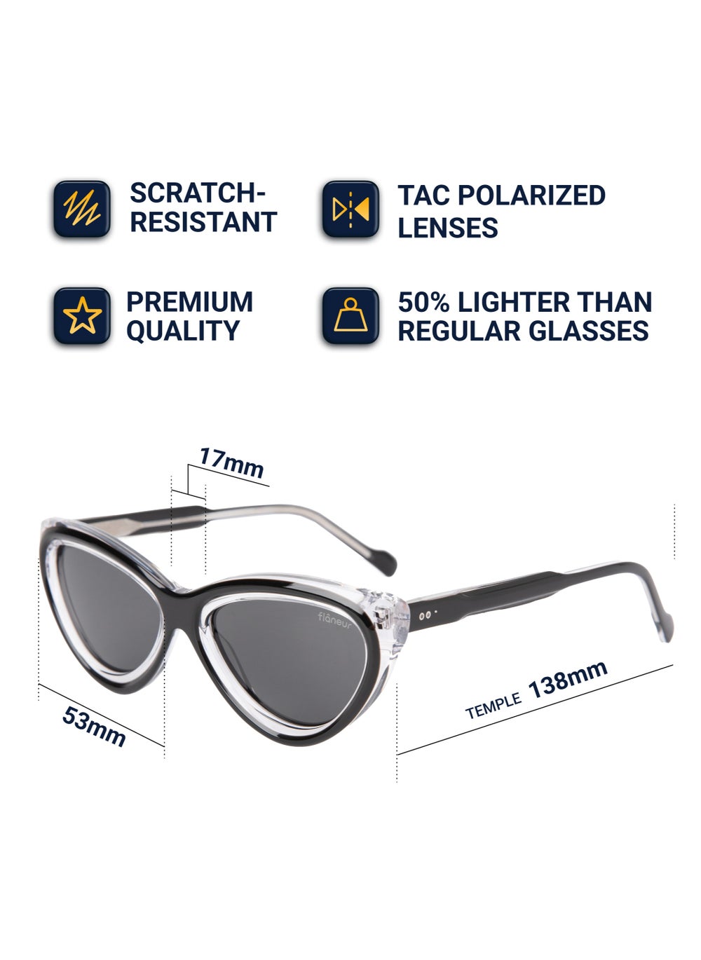 buy-fl-neur-flaneur-cats-eye-polarized-sunglasses-uv-protection-shades-lightweight-trendy-sunglasses-for-women-men-scratch-resistant-designer-eyewear-accessories-fashion-goggles-with-polarized-lens_rar