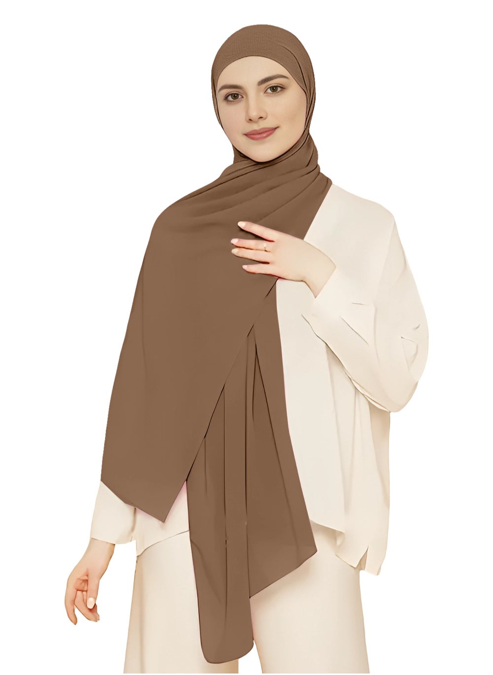 buy-nukhbaa-chiffon-dark-brown-color-hijab-h11_y8o