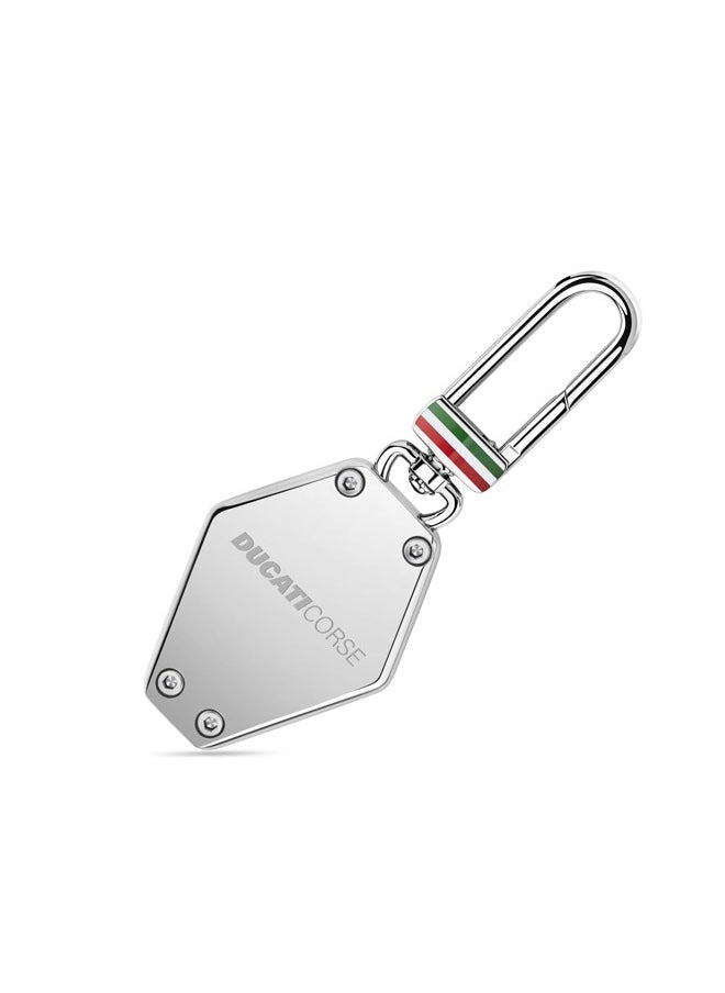 buy-ducati-corse-tribuna-silver-and-black-enamel-keyring-for-men_qwi
