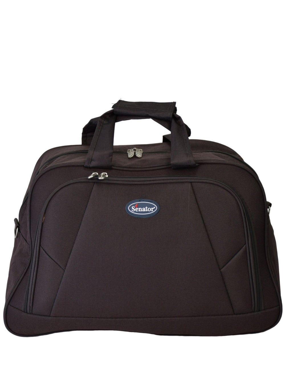 buy-senator-travel-duffle-bag-for-unisex-lightweight-nylon-bag-multi-pocket-water-scratch-resistant-adjustable-shoulder-strap-weekend-bag-convenient-carry-on-luggage-for-camping-training-34l-brown-ea220_pcm