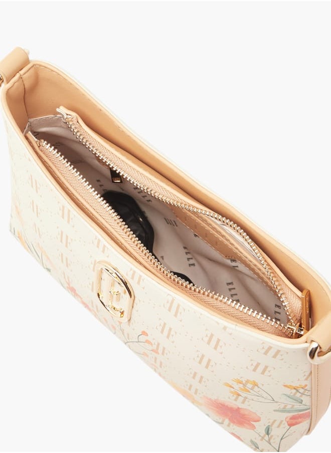 buy-elle-women-monogram-print-shoulder-bag-with-zip-closure-and-adjustable-strap_alj