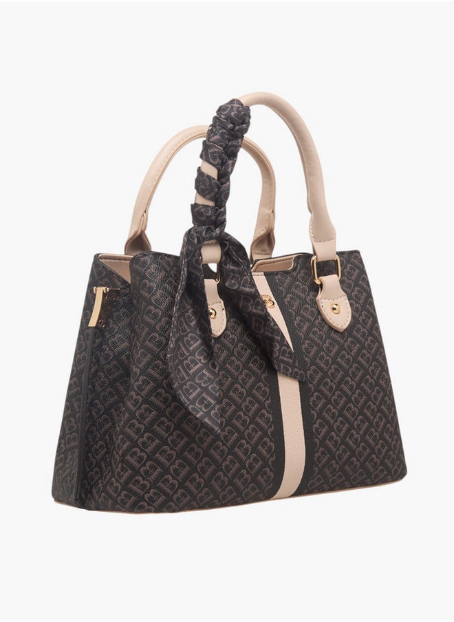 buy-flora-bella-by-shoexpress-women-s-monogram-print-tote-bag-with-zip-closure-and-scarf-detail_4gf