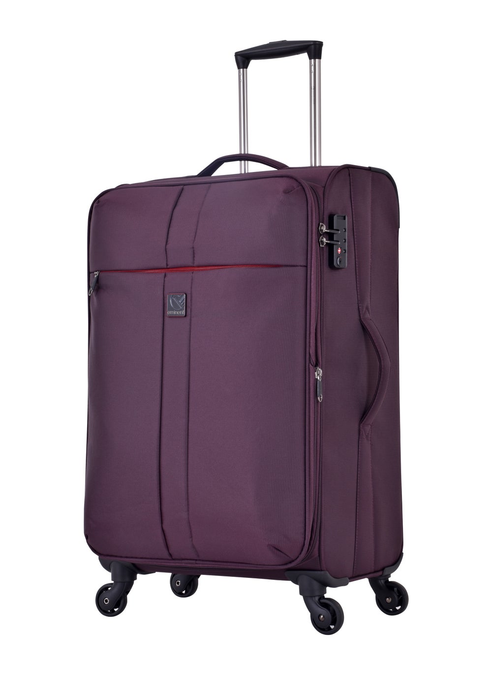buy-eminent-soft-case-travel-bag-luggage-trolley-for-unisex-polyester-lightweight-expandable-wheeled-suitcase-with-tsa-lock-v6101-purple_xqs