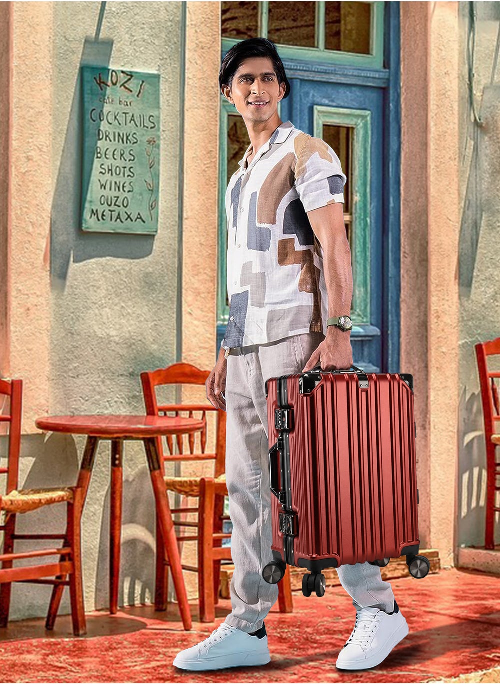 buy-cabinpro-lightweight-aluminum-frame-fashion-luggage-trolley-polycarbonate-hard-case-carry-on-suitcase-with-4-quite-360-degree-double-spinner-wheels-cp001-maroon_36y