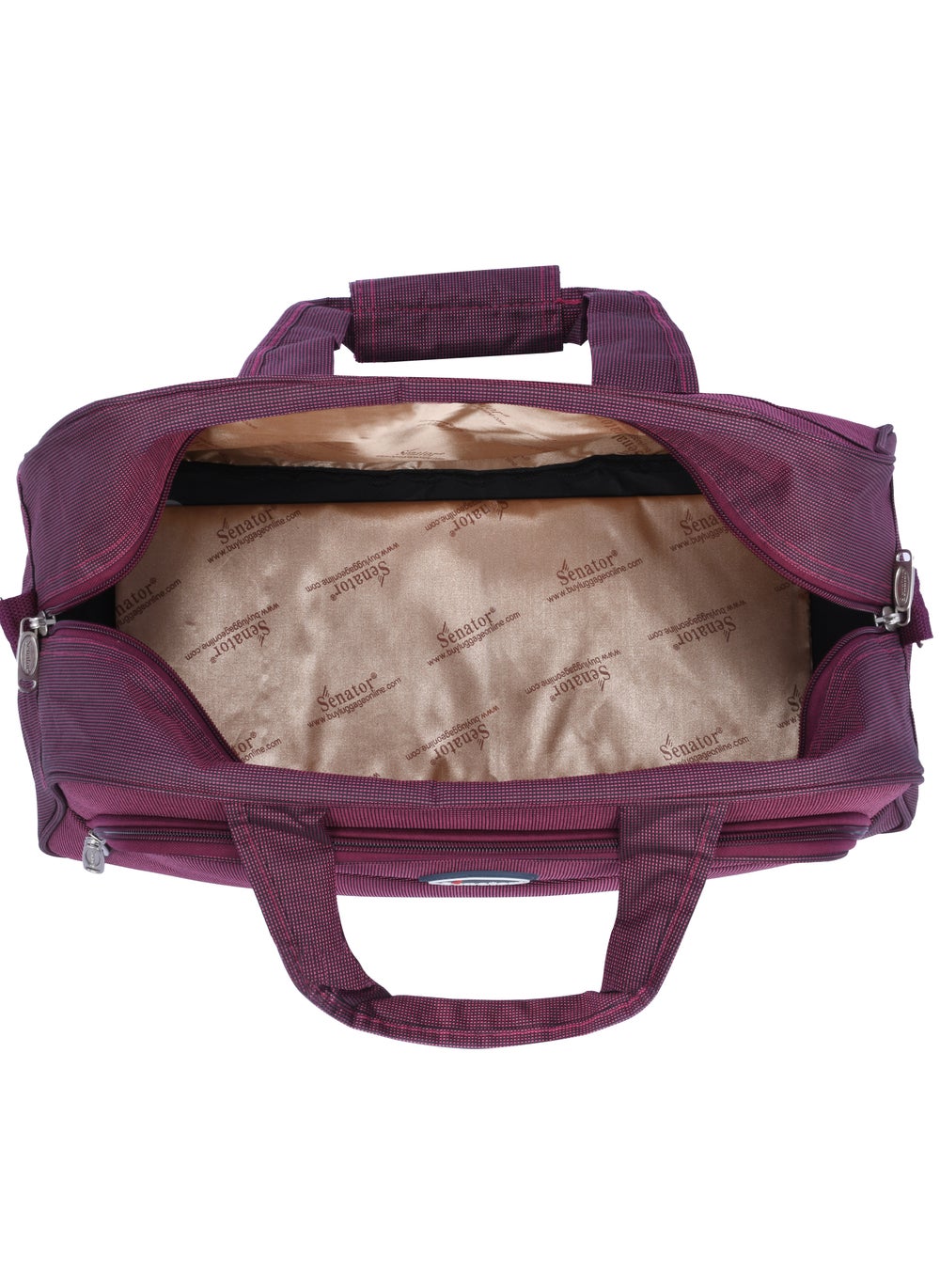 buy-senator-travel-duffle-bag-for-unisex-lightweight-nylon-bag-multi-pocket-water-scratch-resistant-adjustable-shoulder-strap-weekend-bag-convenient-carry-on-luggage-for-camping-training-34l-maroon-ea218_w4b