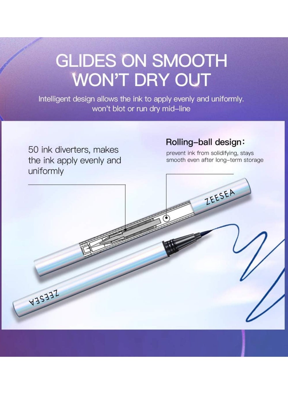 buy-zeesea-zeesea-colorful-waterproof-tip-liquid-eyeliner-khaki_tar