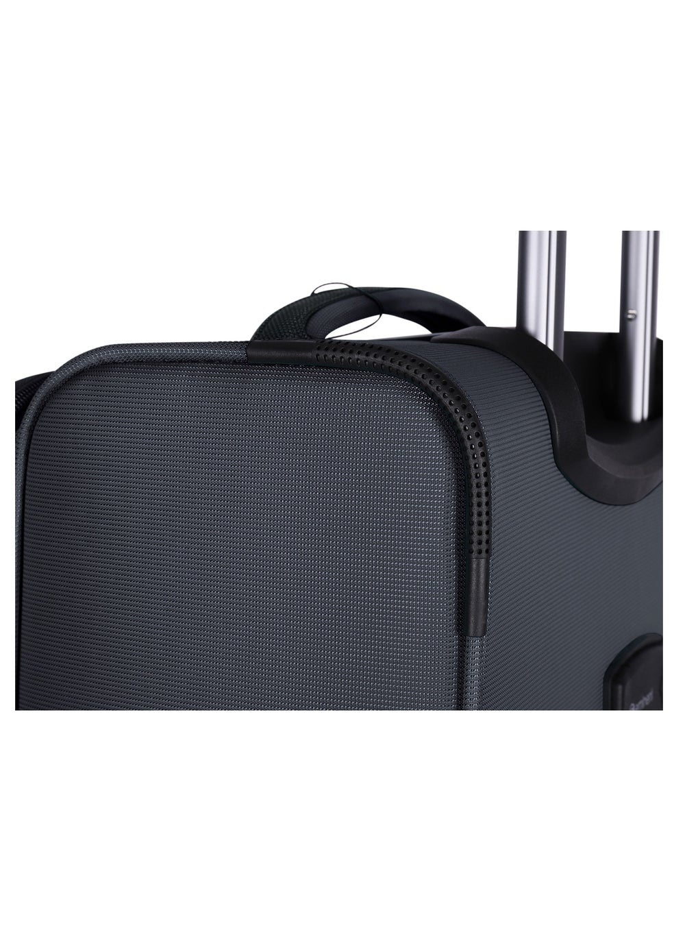 buy-eminent-unisex-soft-travel-bag-medium-luggage-trolley-polyester-lightweight-expandable-4-double-spinner-wheeled-suitcase-with-3-digit-tsa-lock-e751-black_n5p