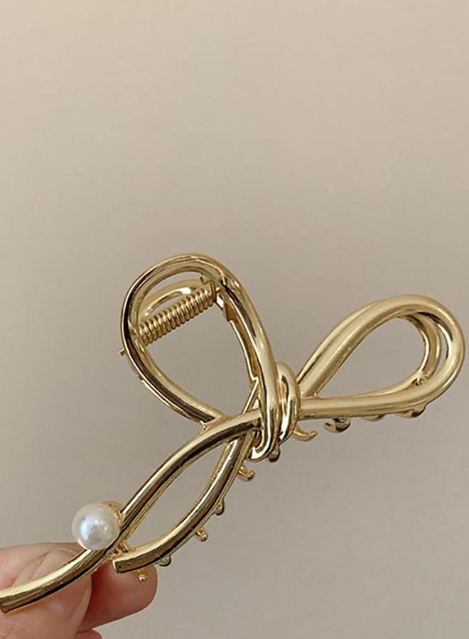 buy-styli-styli-ribbon-shape-hair-clamp-with-faux-pearl-accent_xg2