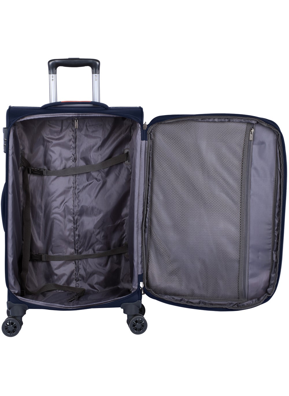 buy-eminent-unisex-soft-travel-bag-large-luggage-trolley-polyester-lightweight-expandable-4-double-spinner-wheeled-suitcase-with-3-digit-tsa-lock-e765-purple_u6j