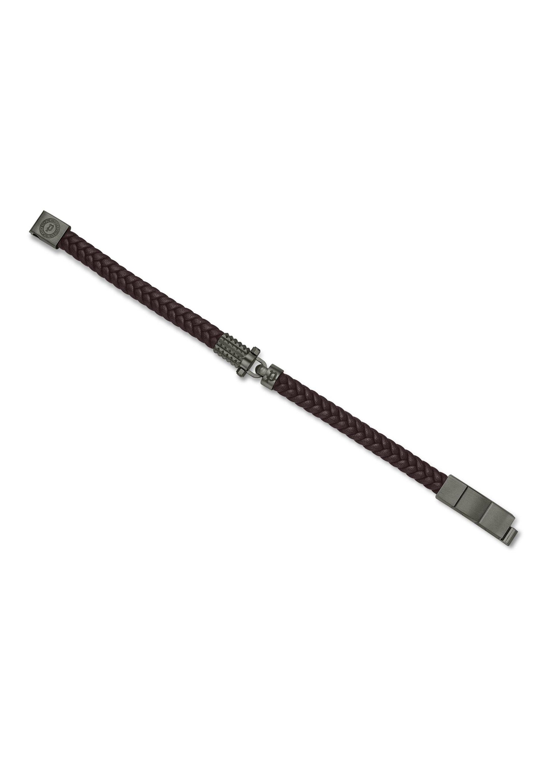 buy-police-wrath-gents-dark-brown-braided-leather-bracelet_2q6