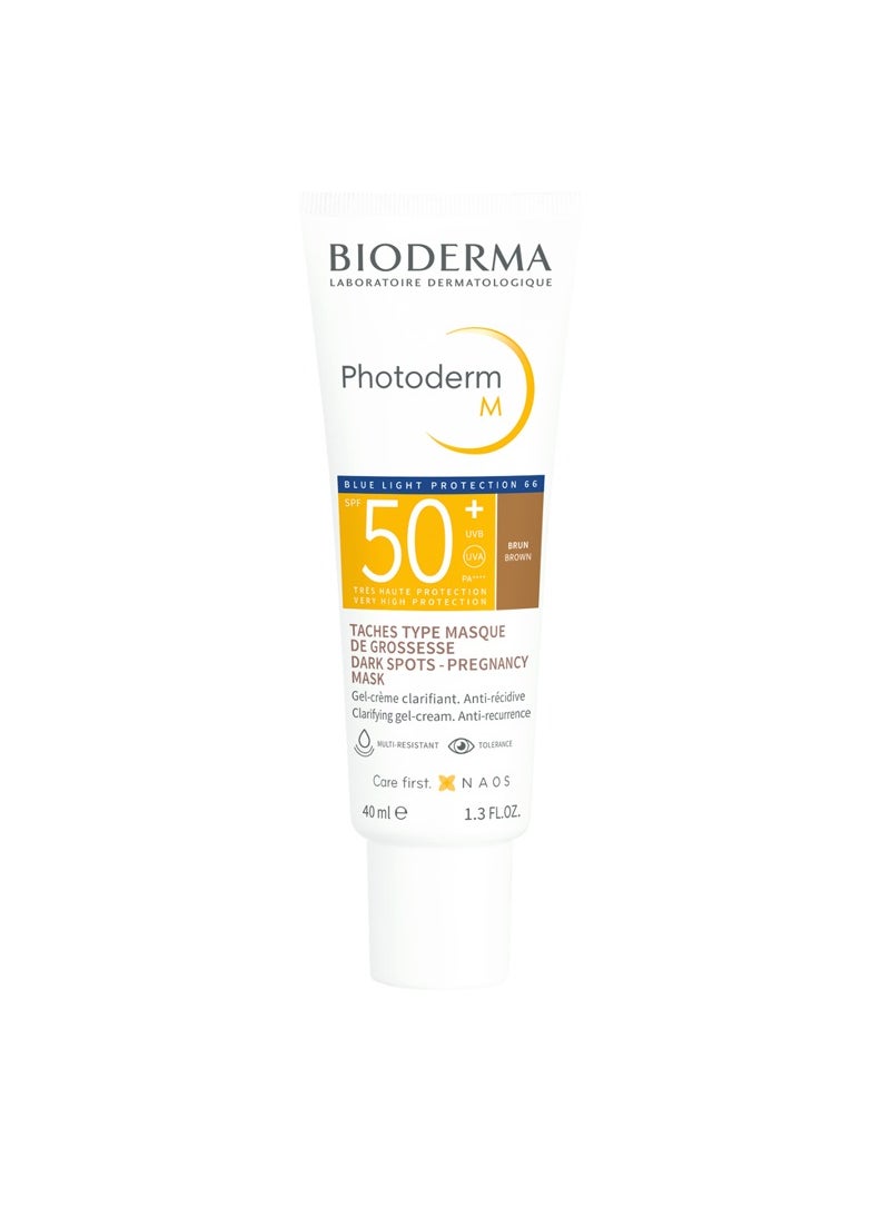 بيوديرما فوتوديرم إم SPF50+ | واقي شمسي بلون بني وحماية عالية