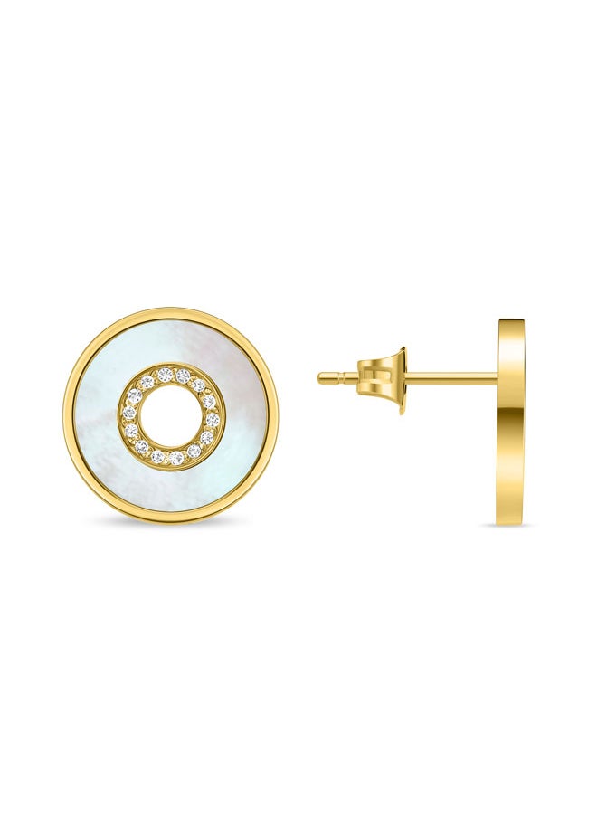 buy-police-saturn-gold-plated-earrings-for-women-mother-of-pearl-inlays-with-crystals_x41