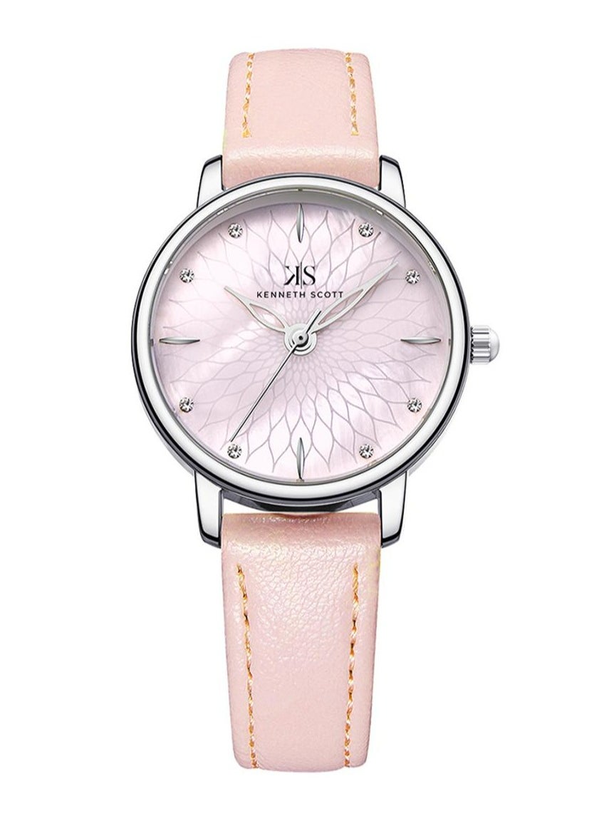 buy-kenneth-scott-women-s-polyurethane-analog-watch-k22524-slpmp-31-mm_vca