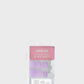 Lilac Marble Square Faux Nail Kit - Pack of 24