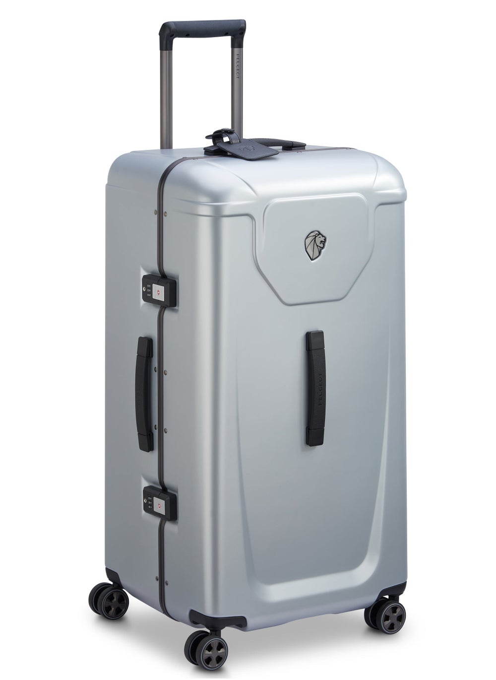 buy-peugeot-voyages-80-cm-hardcase-4-double-wheel-check-in-luggage-trunk-trolley-silver_hbw