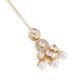 Elegant Kundan Studded Maang Tikka - Gold-Plated Brass