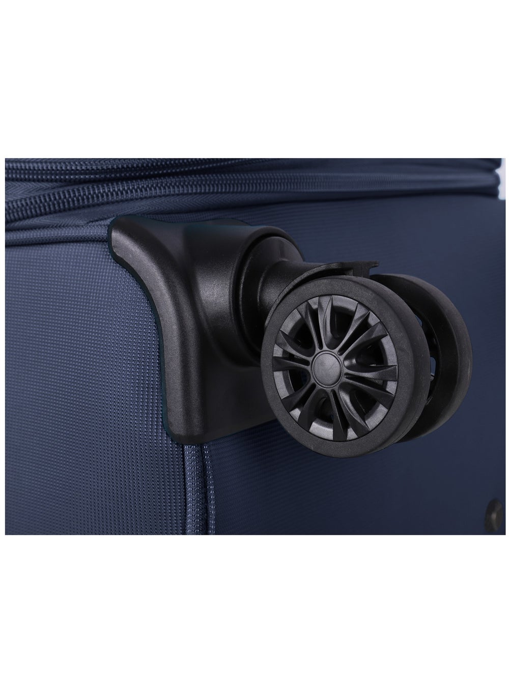 buy-eminent-expandable-luggage-trolley-bag-soft-suitcase-for-unisex-travel-polyester-shell-lightweight-with-tsa-lock-double-spinner-wheels-e777sz-medium-checked-24-inch-navy-blue_yvb