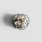 MANGO Floral Elegance Scrunchie - Chic Contrast Trim
