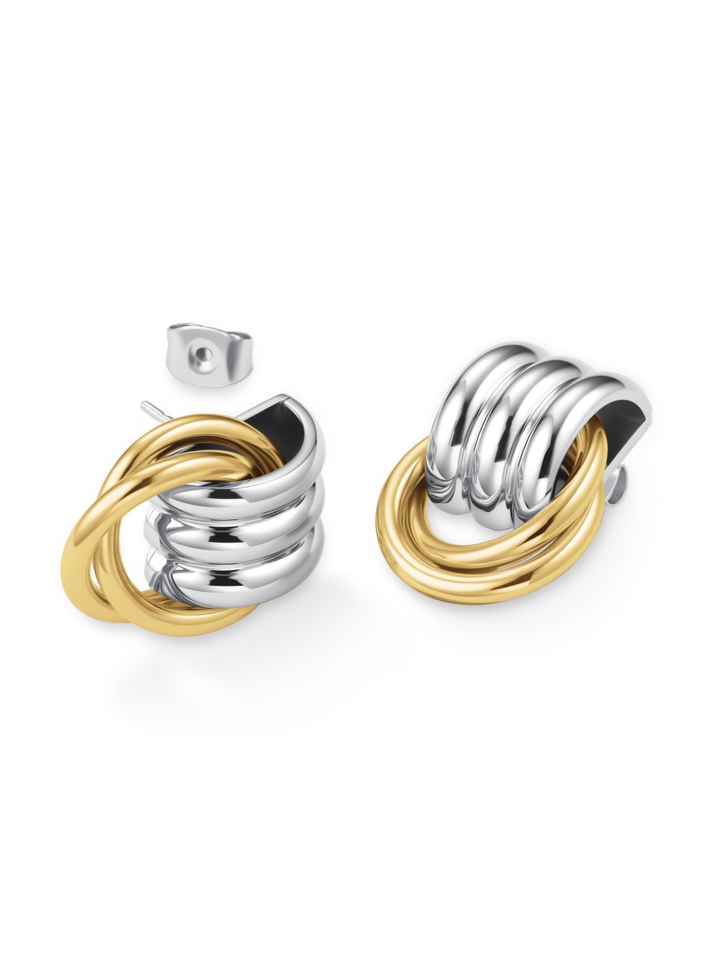 buy-rosefield-rosefield-modern-vintage-interlaced-duotone-earrings-jeied-j964_t2e