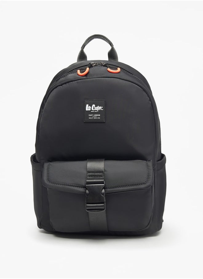 buy-lee-cooper-logo-applique-backpack-with-adjustable-shoulder-straps-and-handle_ese