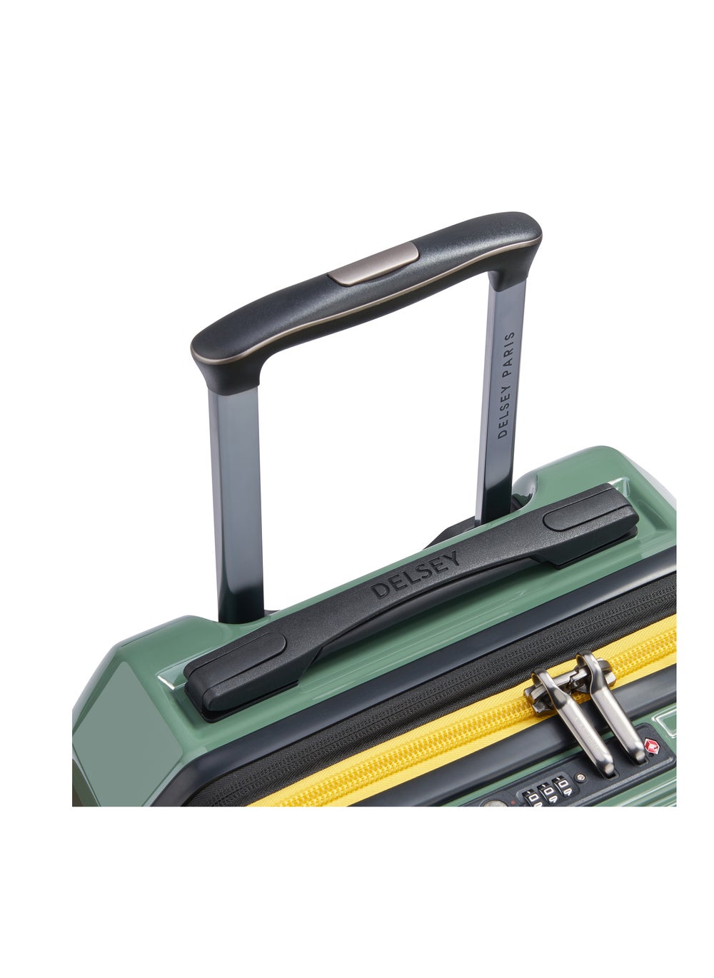 buy-delsey-paris-rempart-55cm-hardcase-expandable-4-double-wheel-flex-cabin-luggage-trolley-case-army-glossy-218180113_toi