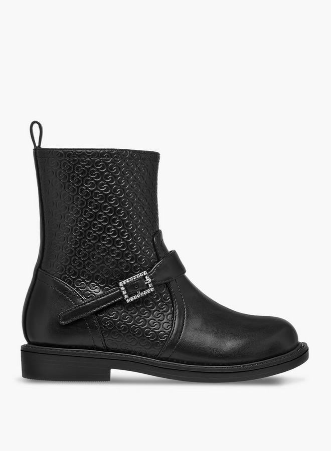 buy-celeste-girls-monogram-embossed-high-cut-boots-with-zip-closure_y4p