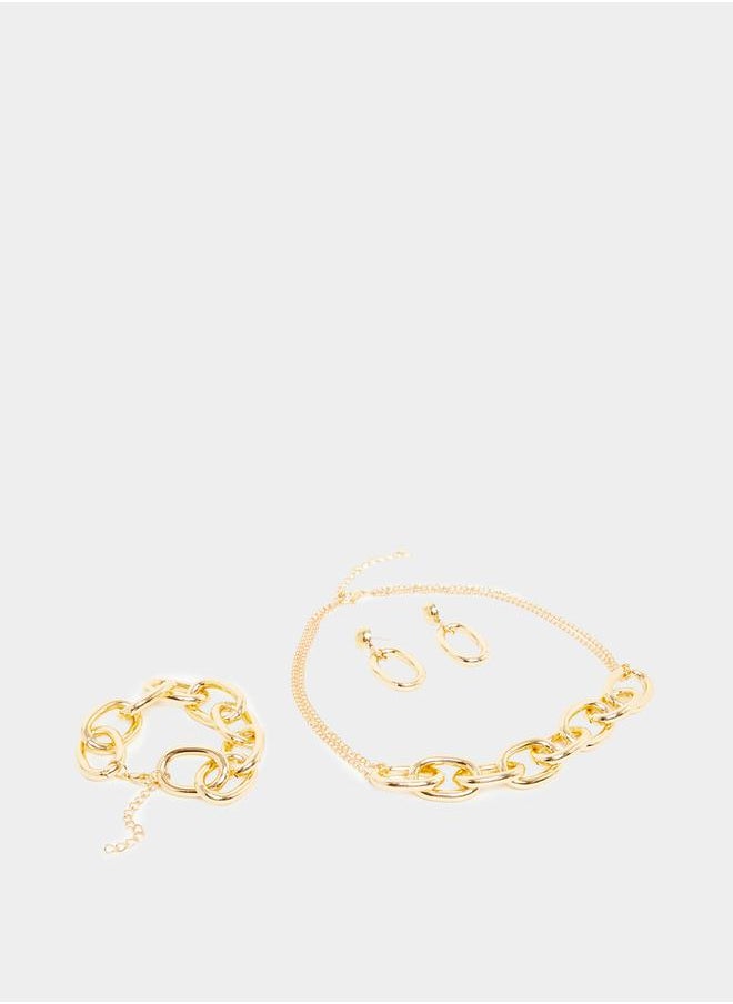 buy-styli-set-of-3-textured-accent-choker-ring-earrings_y2b